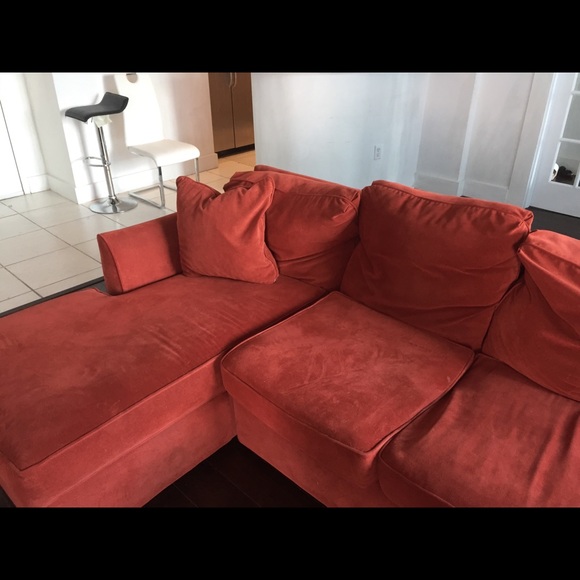 Large Red Sectional - Picture 6 of 6